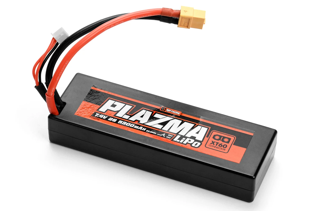 HPI Racing Plazma 7.4V 5300mAh 40C LiPo Battery Pack 39.22Wh - XT60