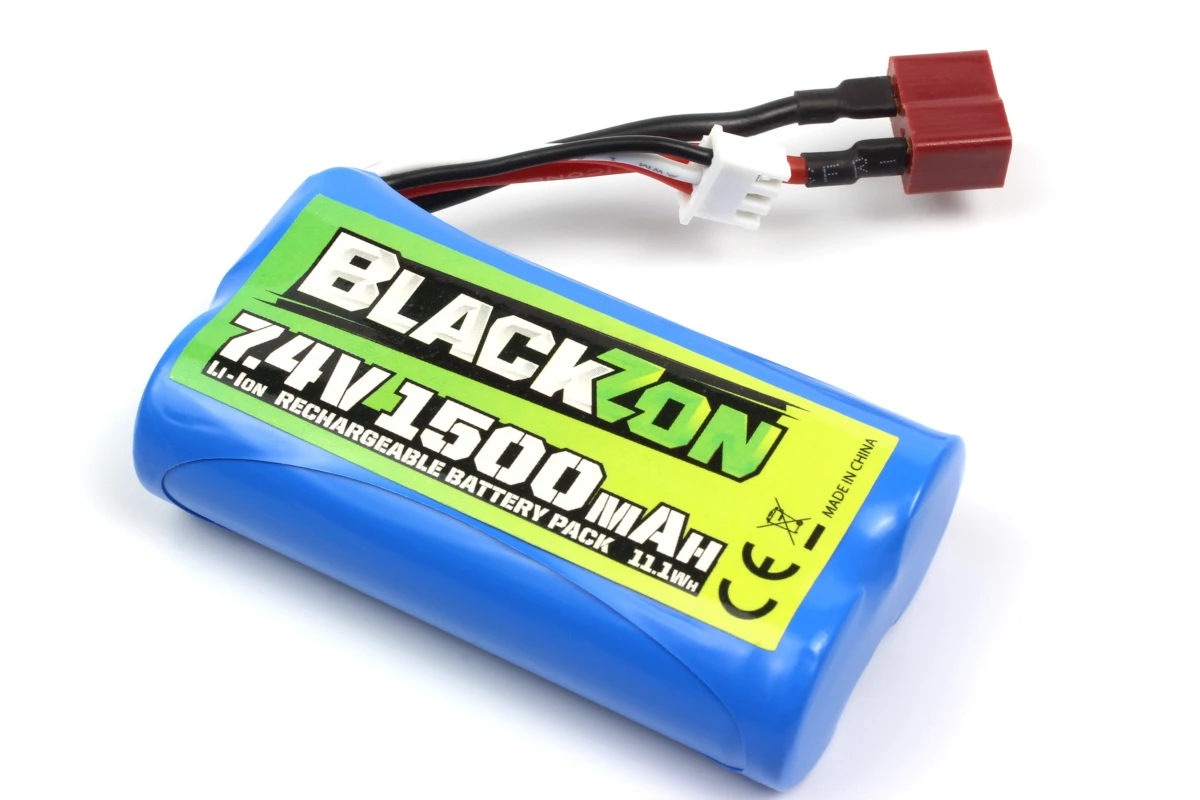 BLACKZON Battery Pack (Li-ion 7.4V, 1500mAh), w/T-Plug