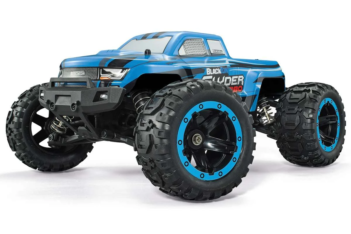 BLACKZON Slyder MT Turbo 1/16 4WD 2S Brushless - Blue 