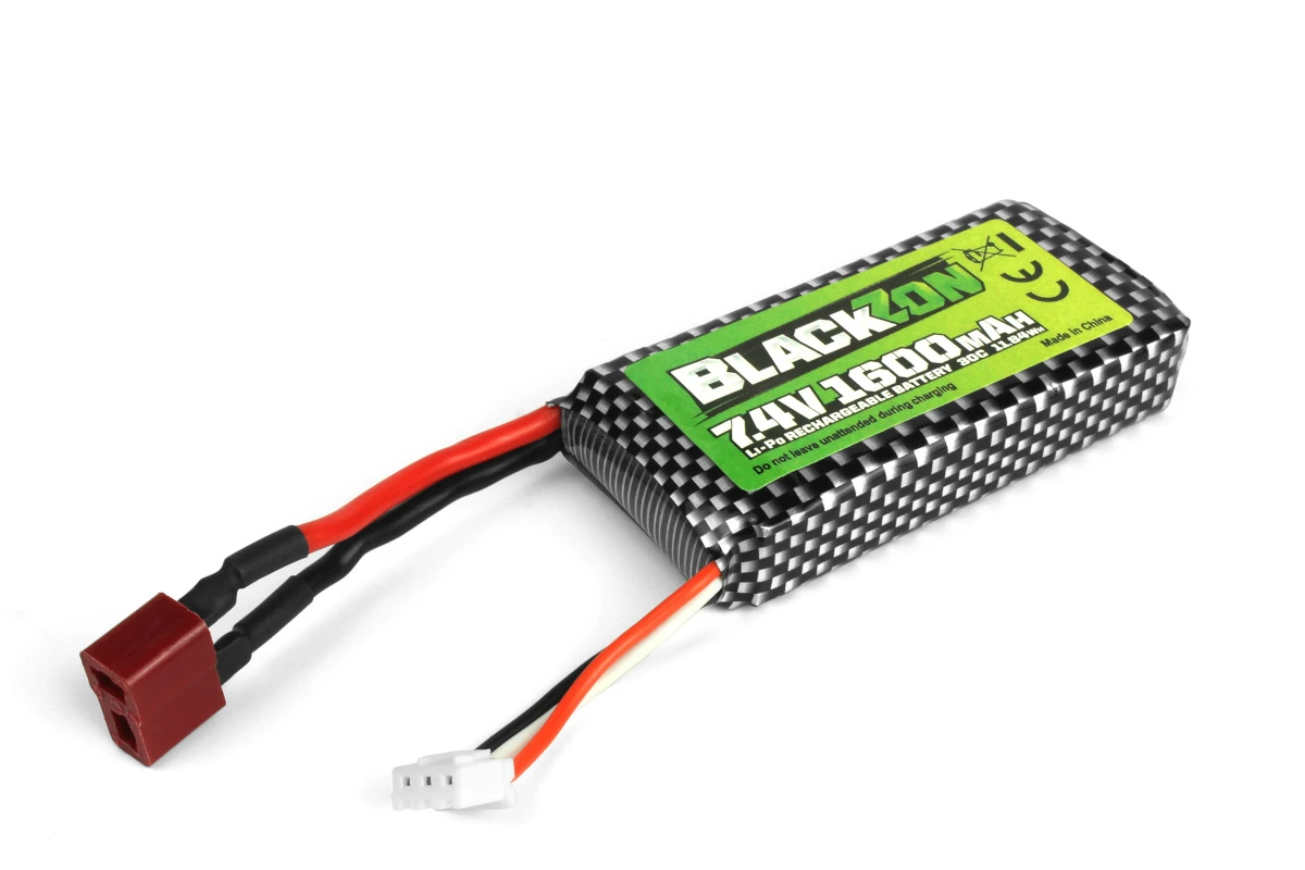   BLACKZON Battery Pack (LiPo 7.4V, 1600mAh), w/T-Plug