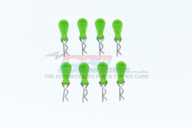 Body Clips + Silicone Mount For 1/10 Models - 8pc set