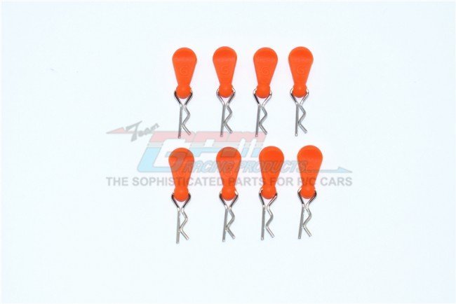 Body Clips + Silicone Mount For 1/10 Models - 8pc set