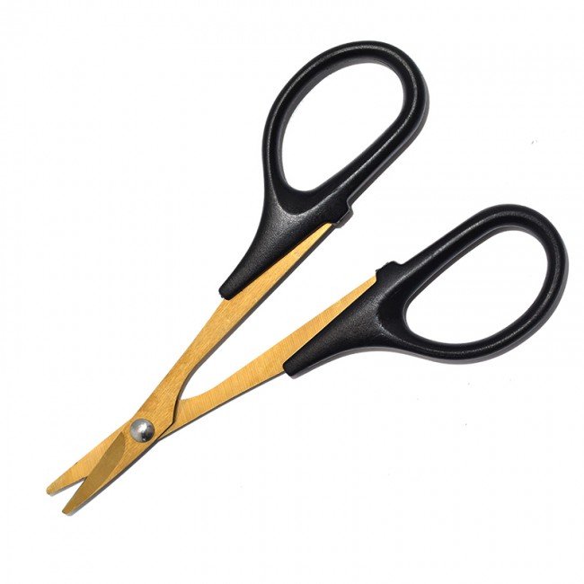 Ti-coated Curved Scissor 1pc