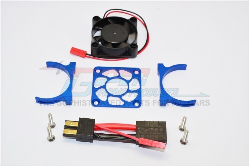 TRAXXAS Slash 4x4 Aluminium Motor Heat Sink With Cooling Fan - 1 set (For Slash 4x4 Lcg Version