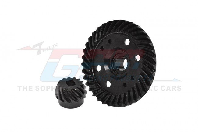 TRAXXAS SLASH 4X4 40CR Steel Spiral-cut 37-tooth Ring And 13-tooth Pinion Differential Gear 