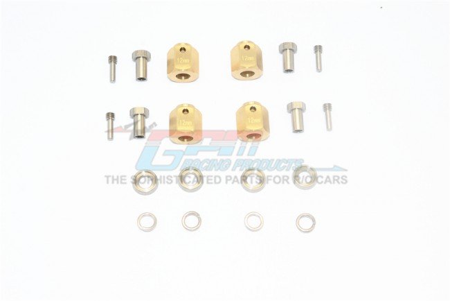 TRAXXAS MAXX MONSTER TRUCK Brass Wheel Hex Adapters 12mm - 20pc set