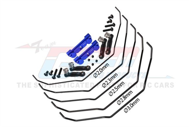 TRAXXAS 6S MAXX SLASH 7075 Alloy Front & Rear Sway Bar Mount With Linkage And Wire